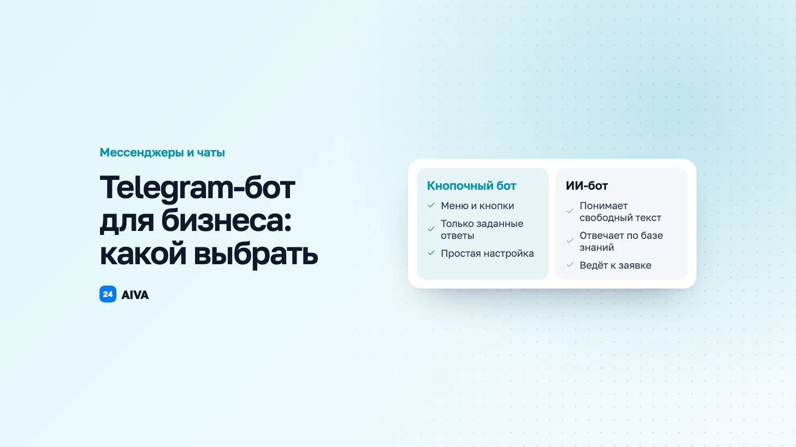 Telegram-бот для бизнеса: какой выбрать и сколько стоит