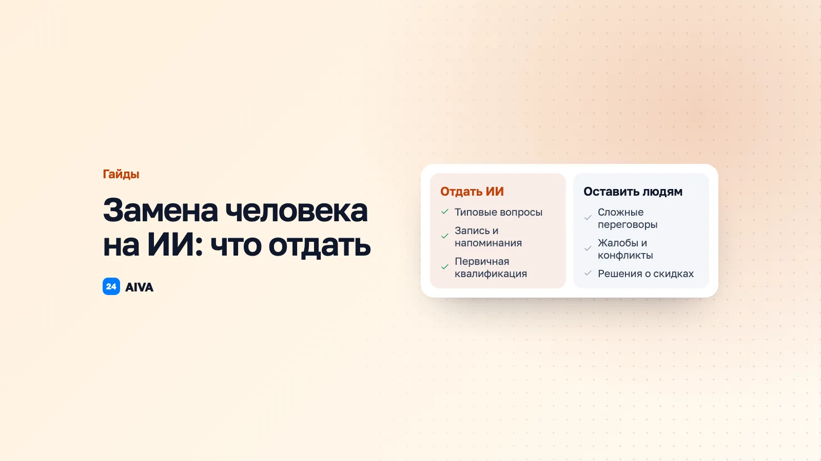 Замена человека на ИИ: риски, выгода, внедрение